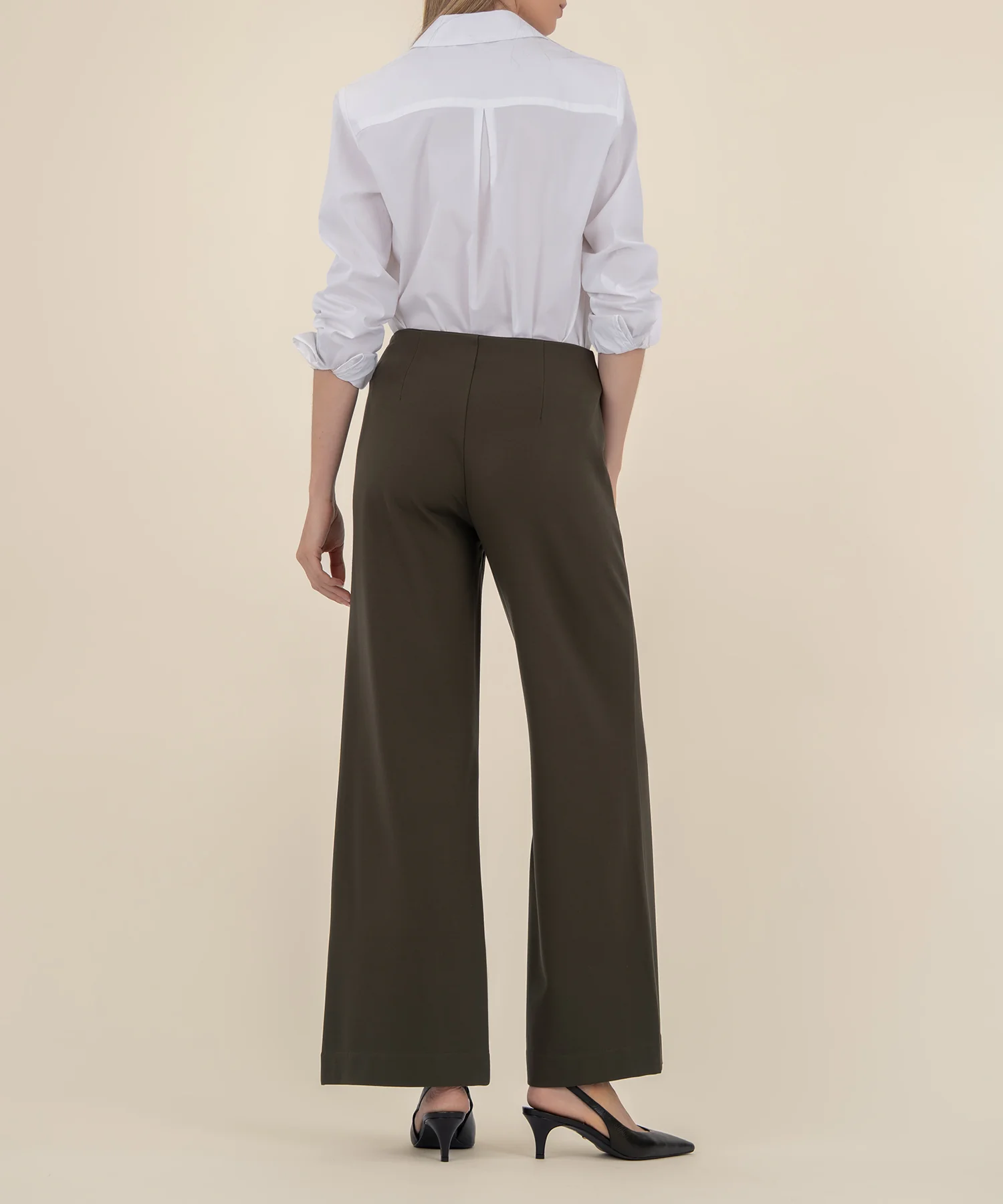 Meg Ponti High Rise Wide Leg Trouser - Image 3