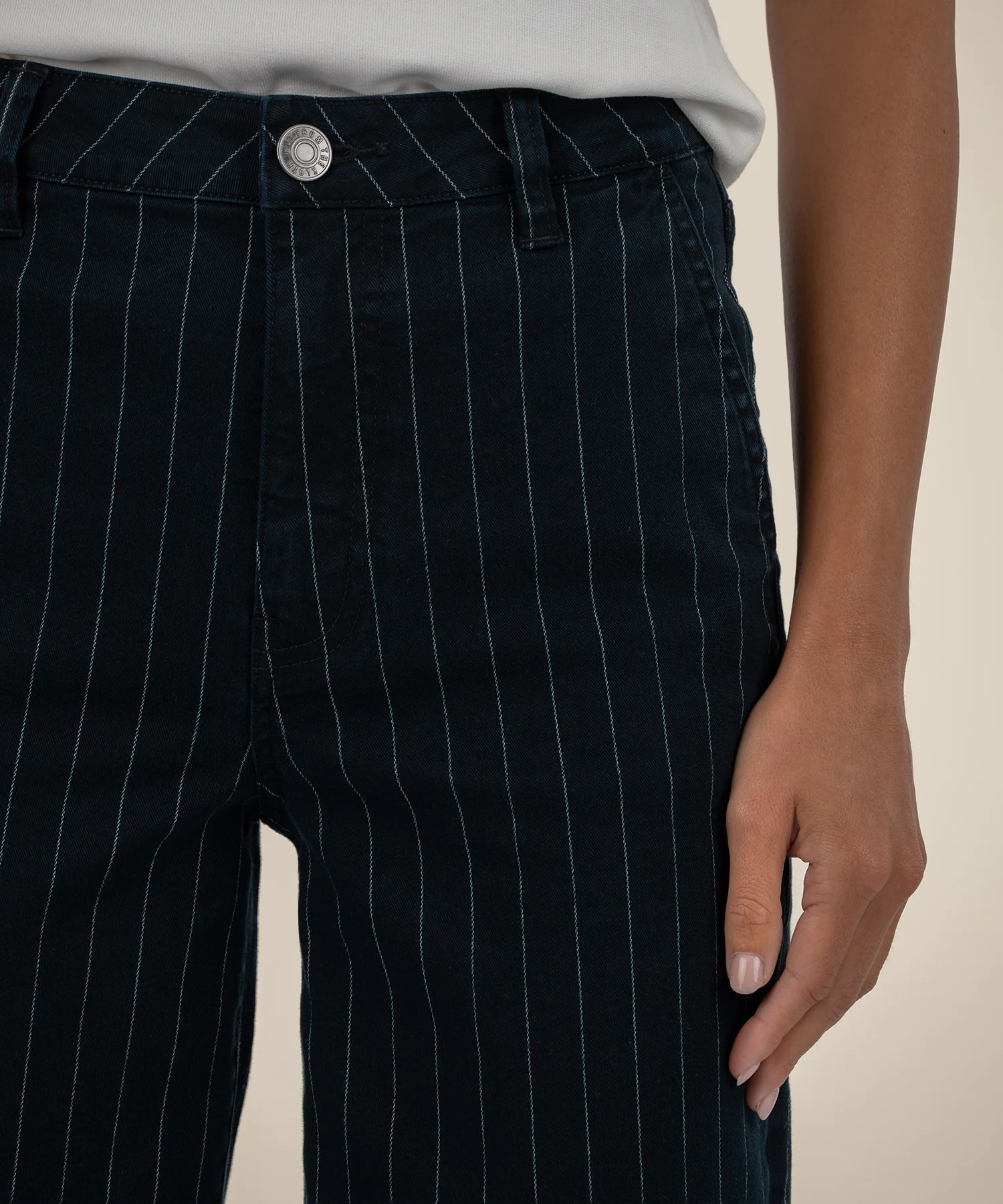 Sienna Stripe High Rise Straight Leg - Image 4