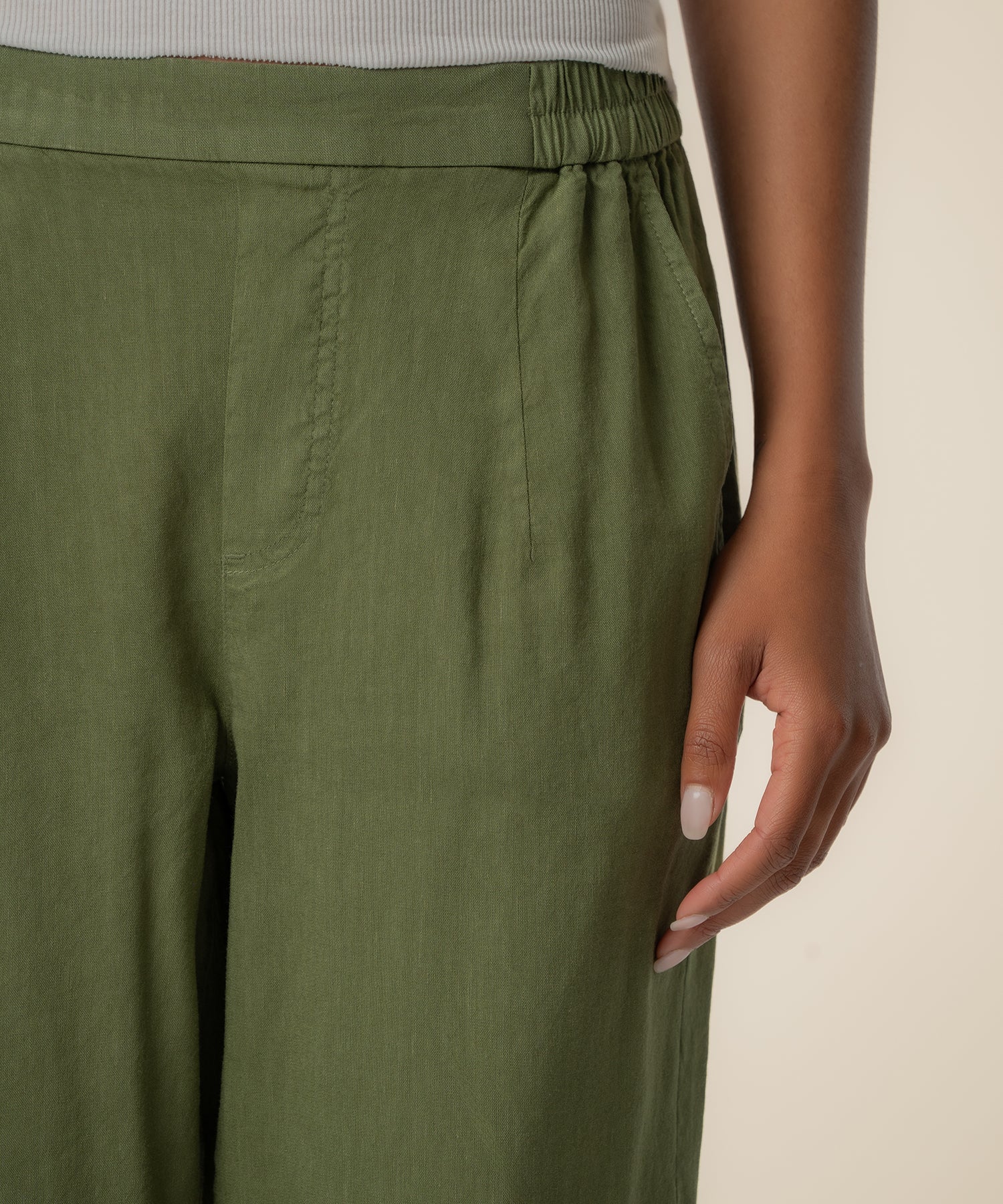 Rosalie Linen Tapered Pant - Image 4