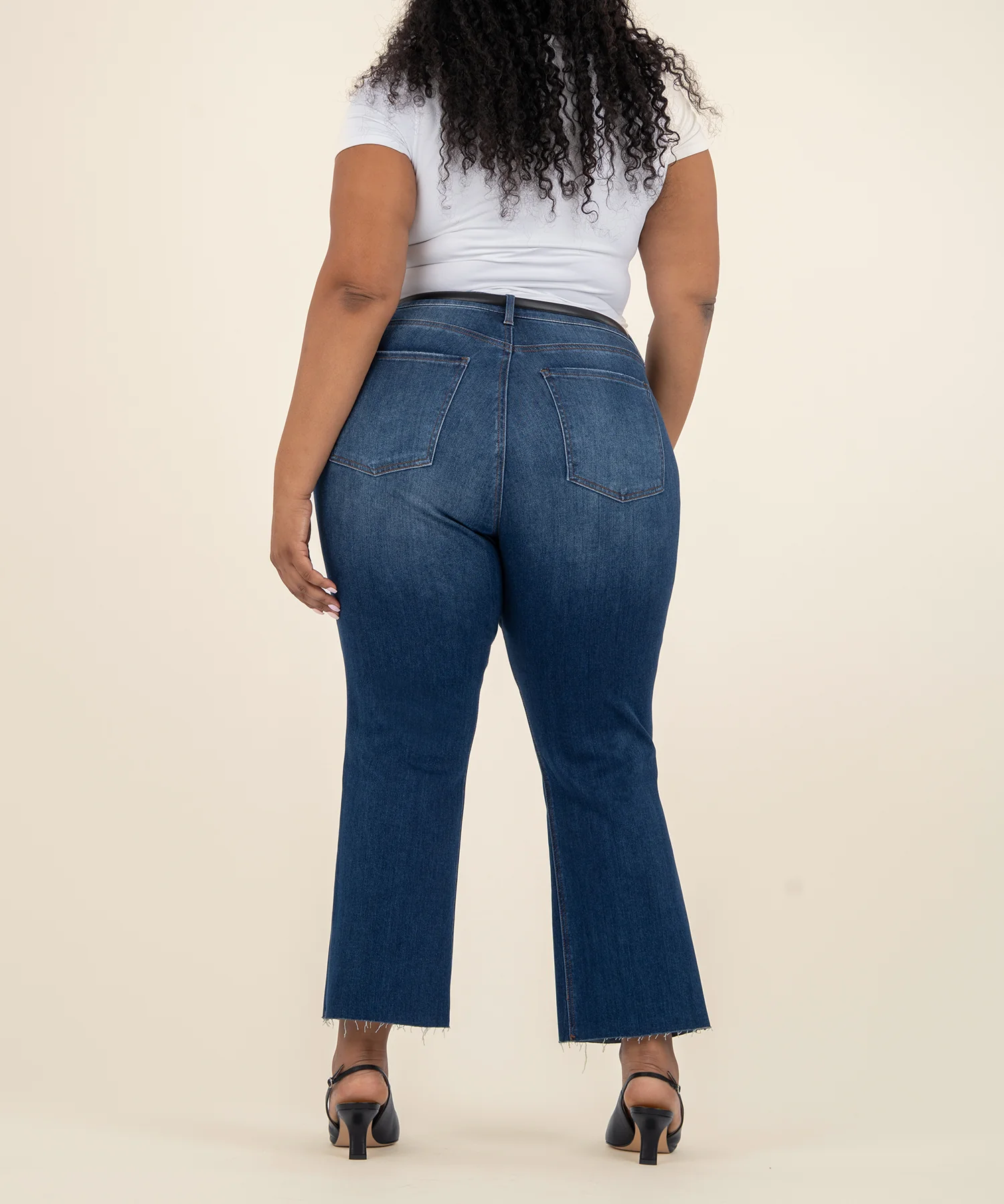 Kelsey High Rise Ankle Flare, Plus - Image 3