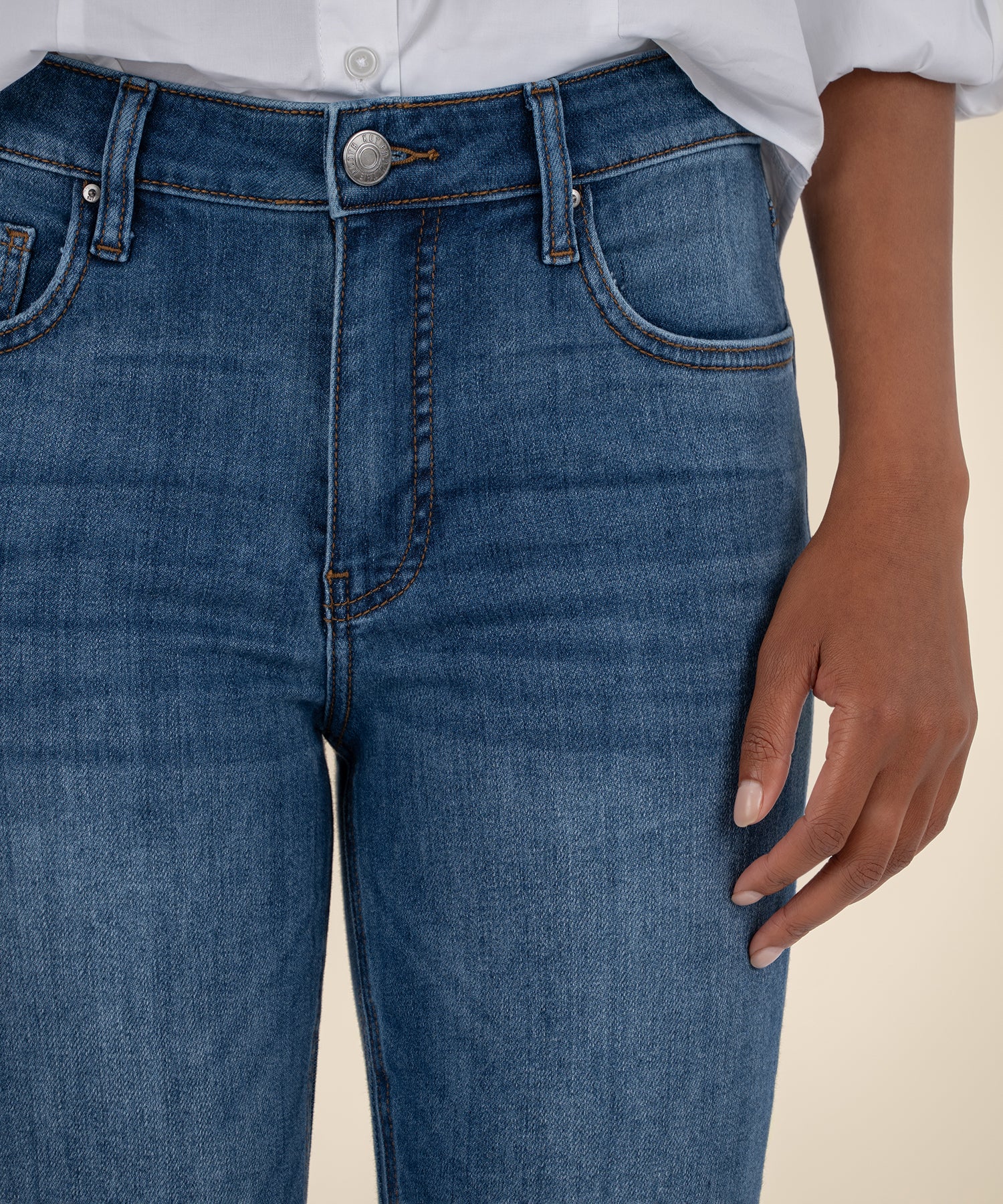 Kelsey High Rise Ankle Flare Long Inseam - Image 4