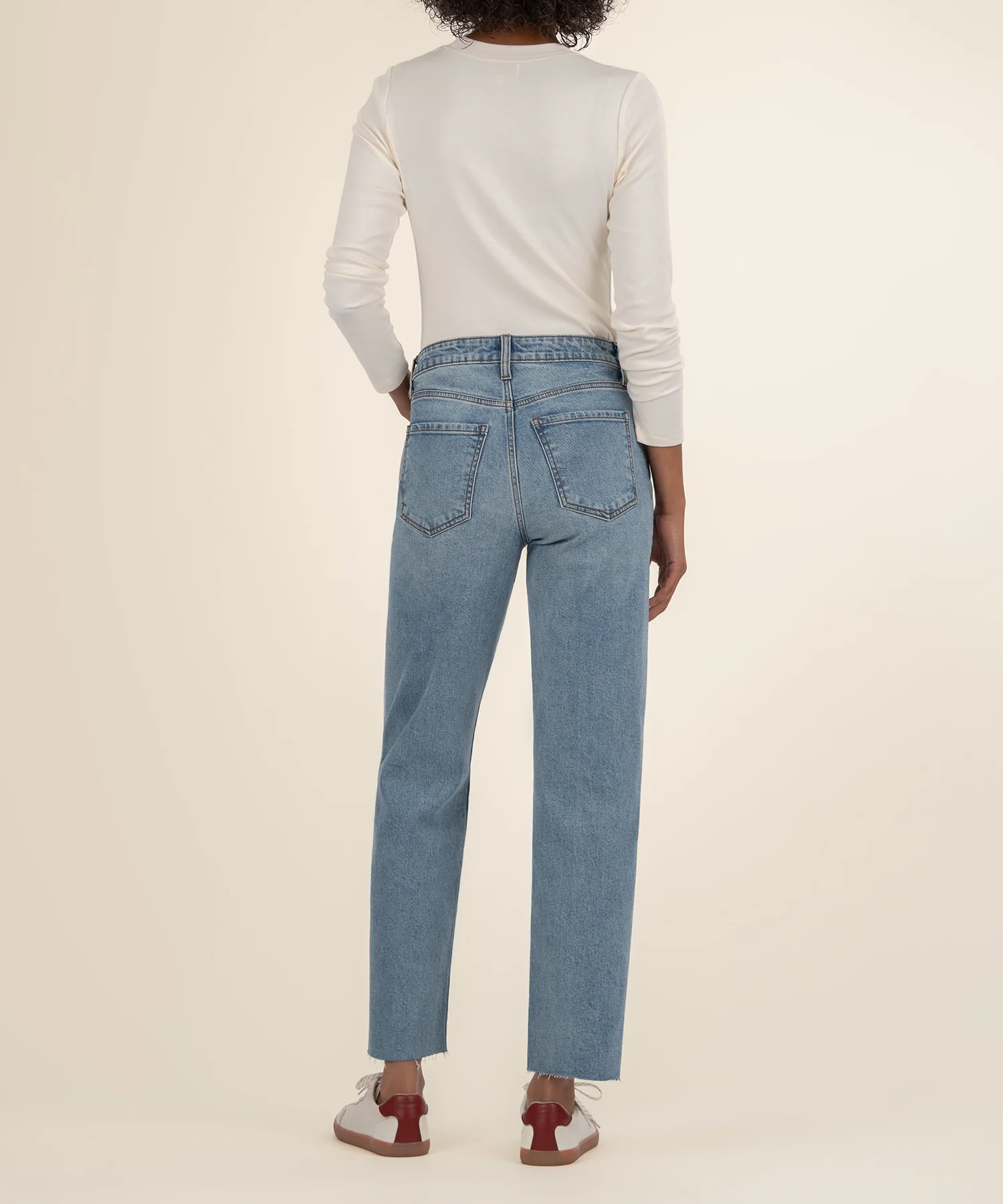 Fay High Rise Ankle Straight Leg - Image 3