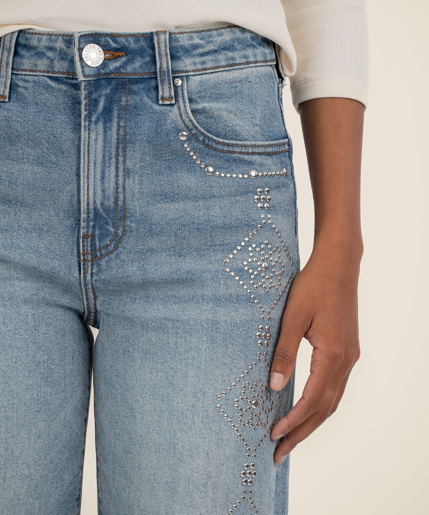 Fay High Rise Ankle Straight Leg - Image 5