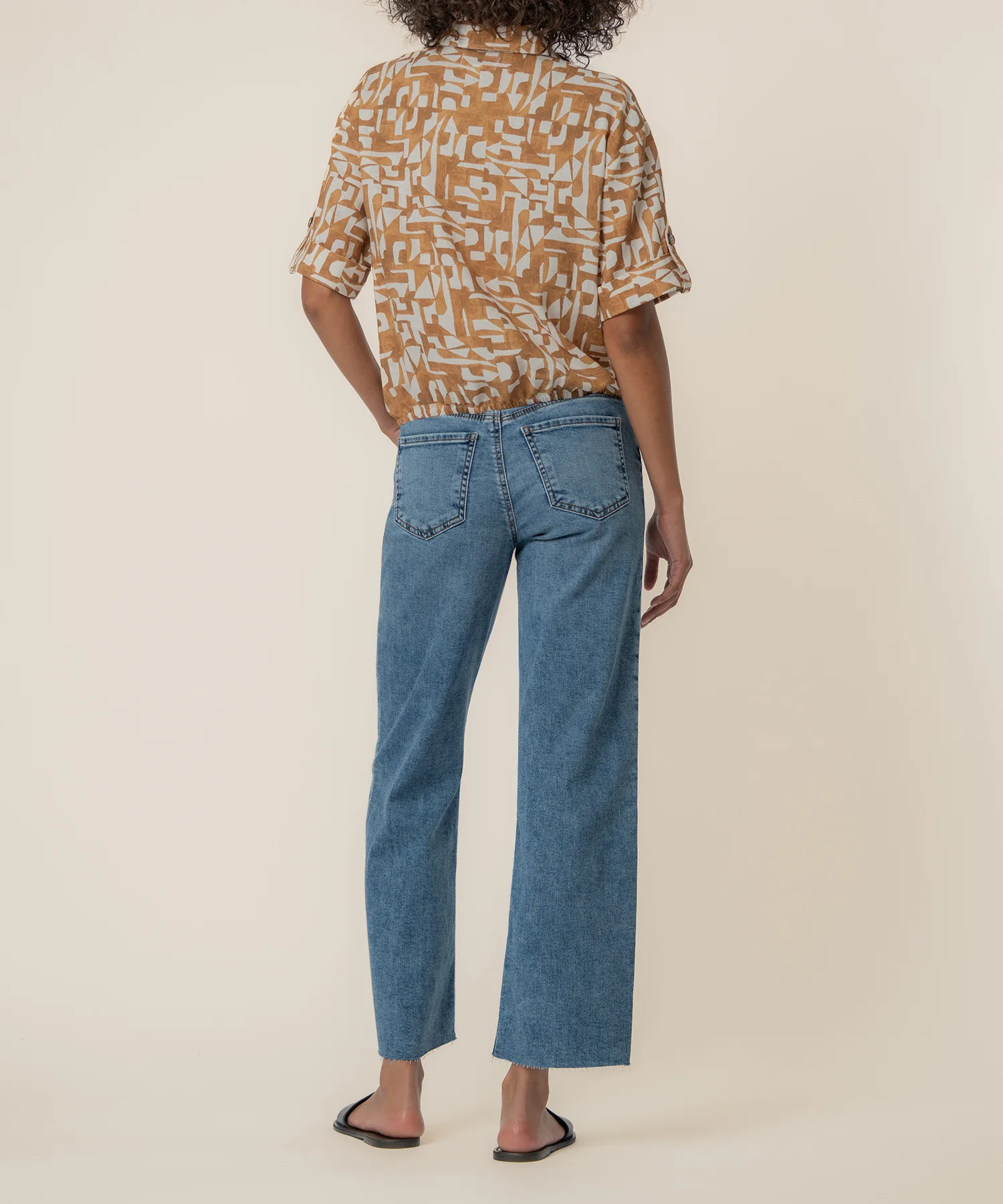 Rebel Linen Knot Front Shirt - Image 3