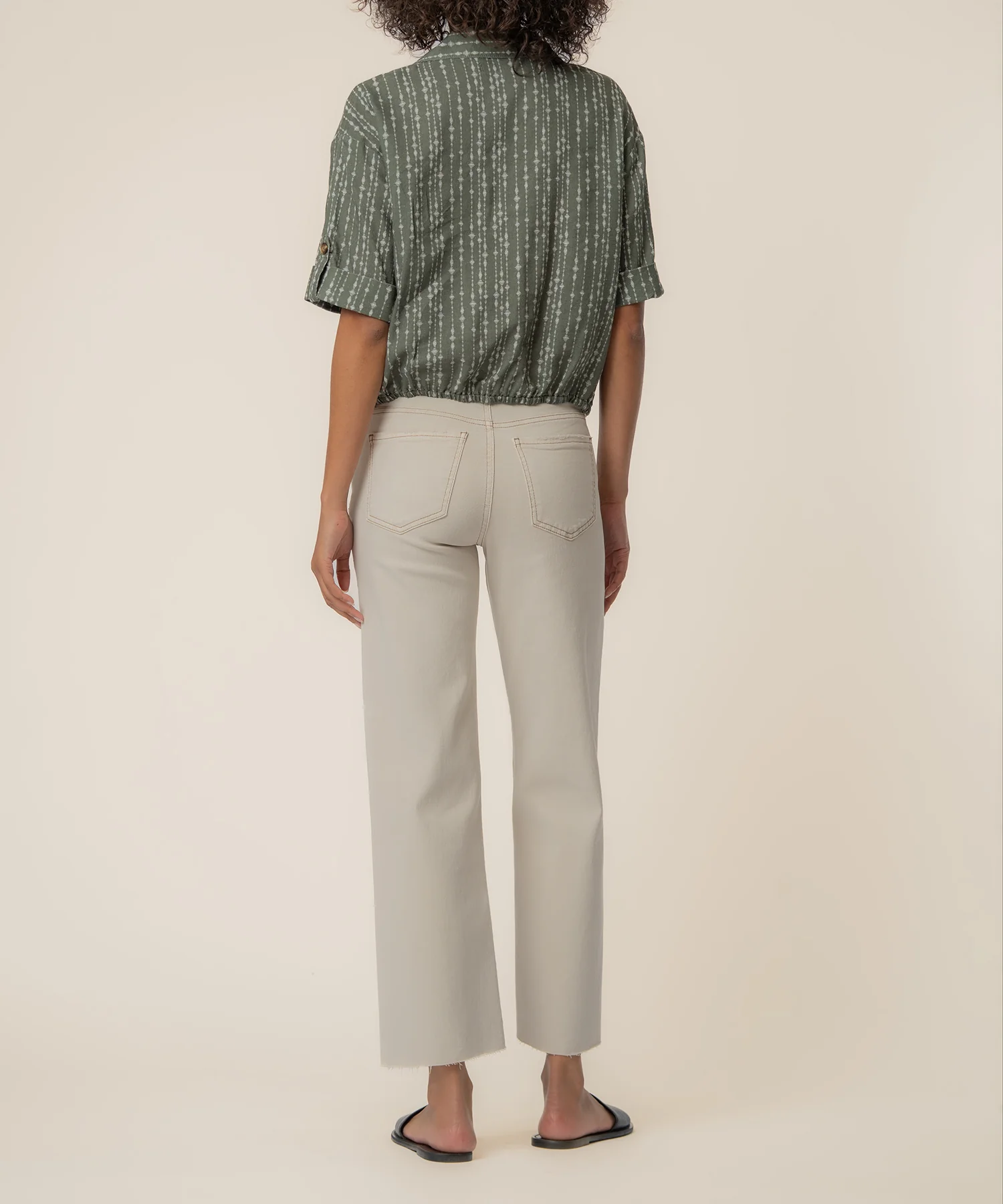 Rebel Linen Knot Front Shirt - Image 3