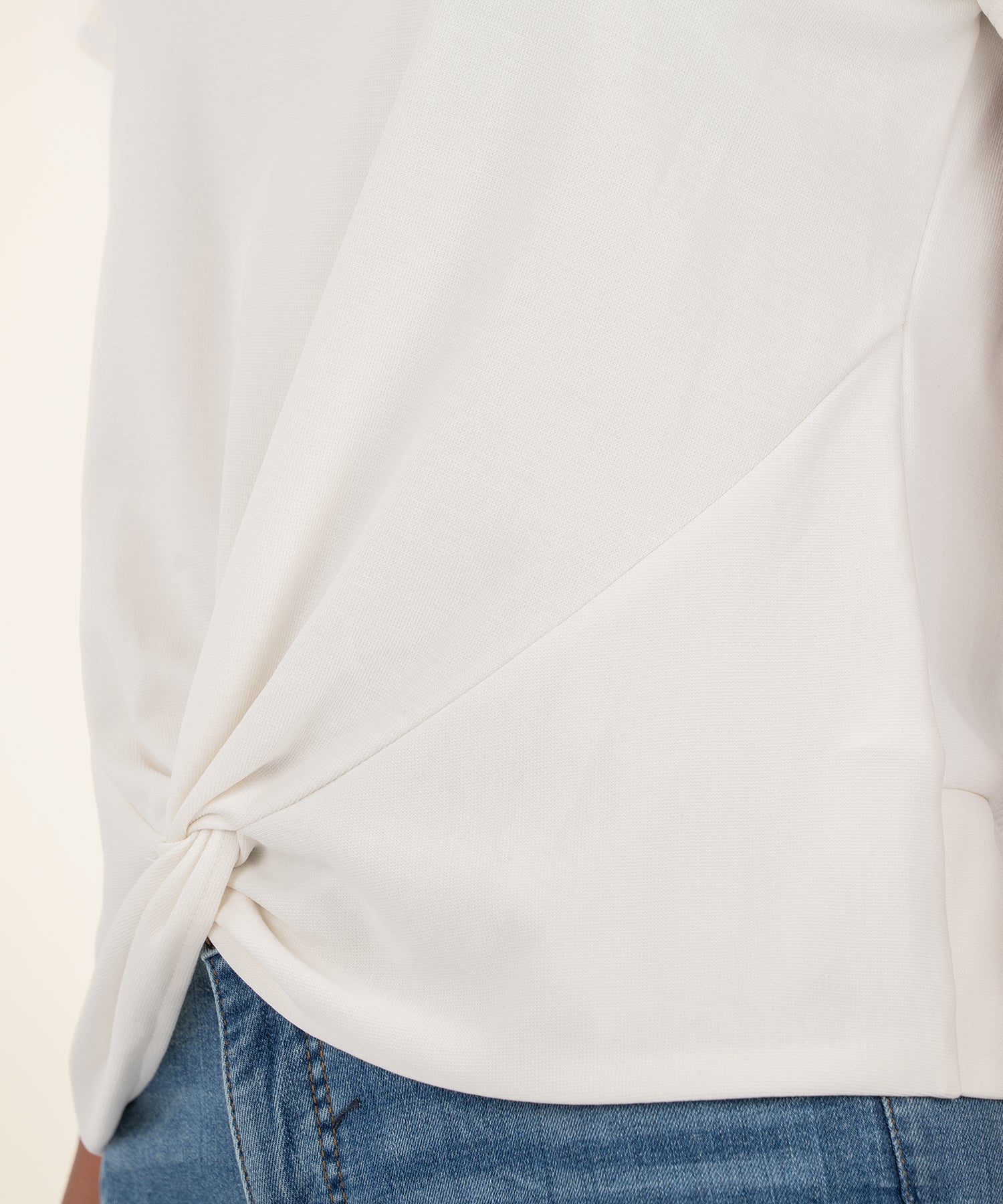 Avi Twist Hem Crew Neck Top - Image 6